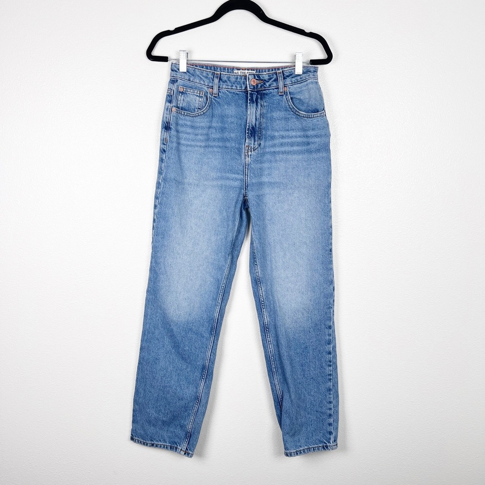 We The Free Pacifica Slim Straight High Rise Blue Jeans Light Wash 29